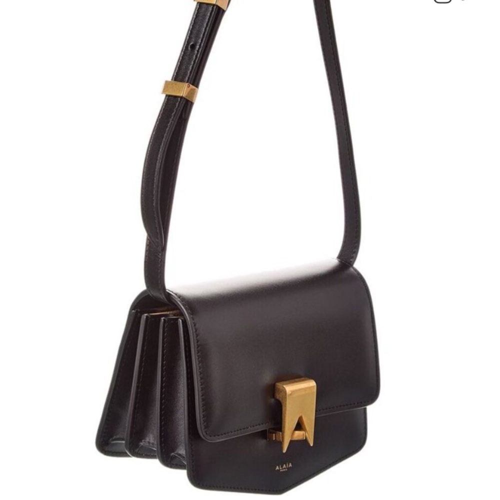 NWT Alaia Le Papa Black Leather Bag - Picture 3 of 4